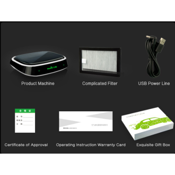 High quality car accessories portable air purifier filter